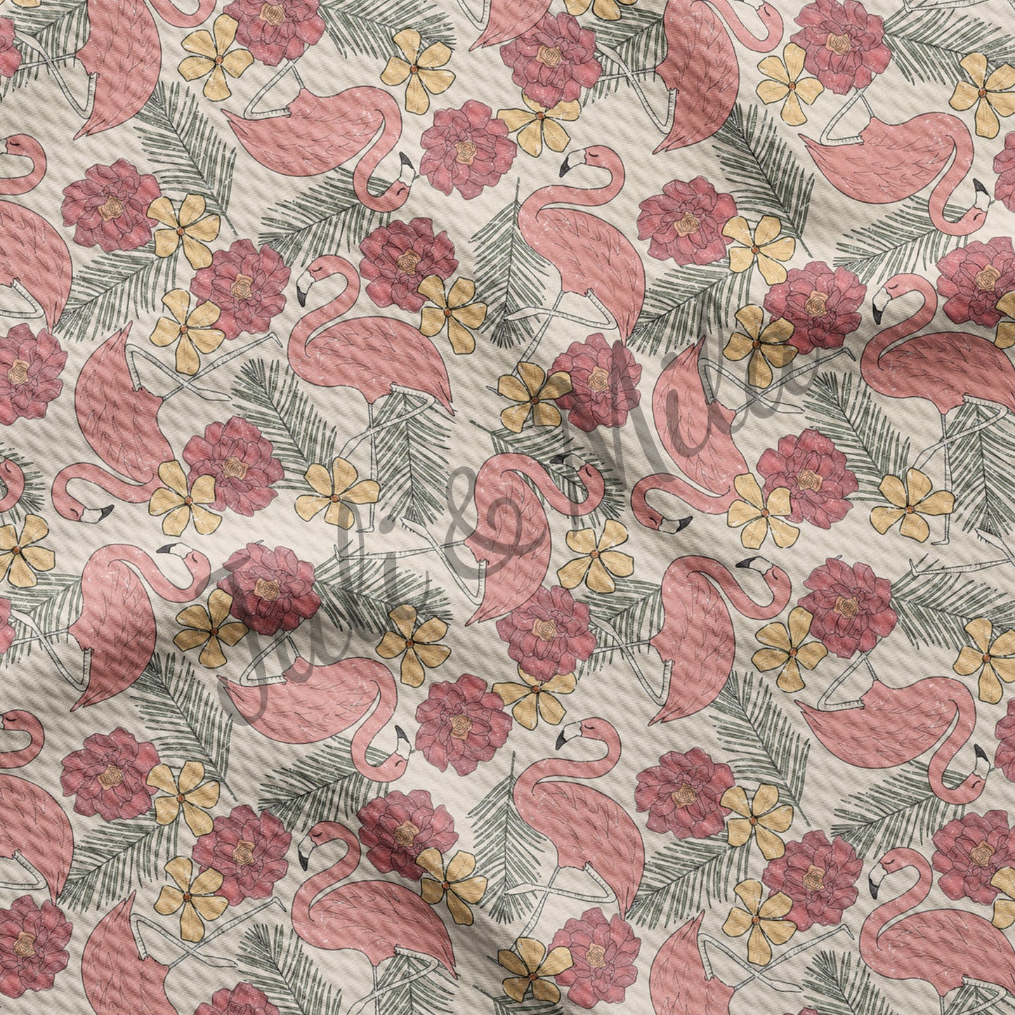 Bullet Textured Fabric  Floral62