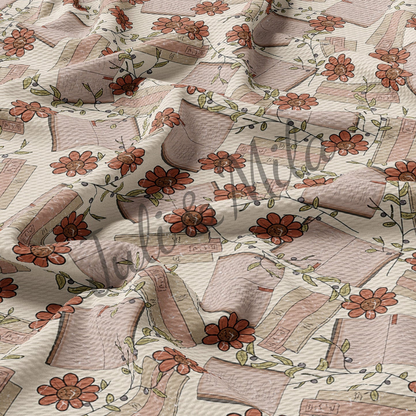 Bullet Textured Fabric Floral69