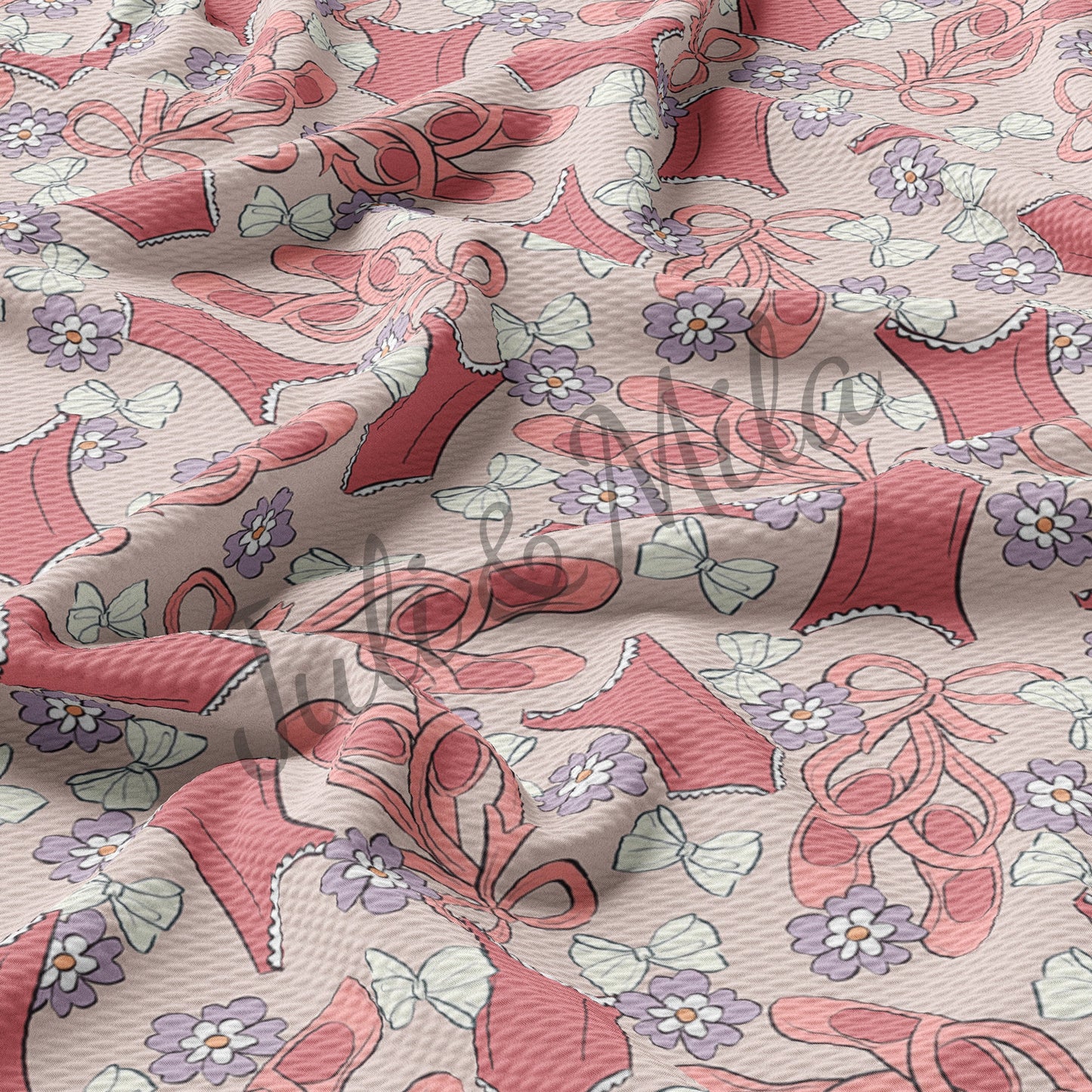 Bullet Textured Fabric Ballet AA67