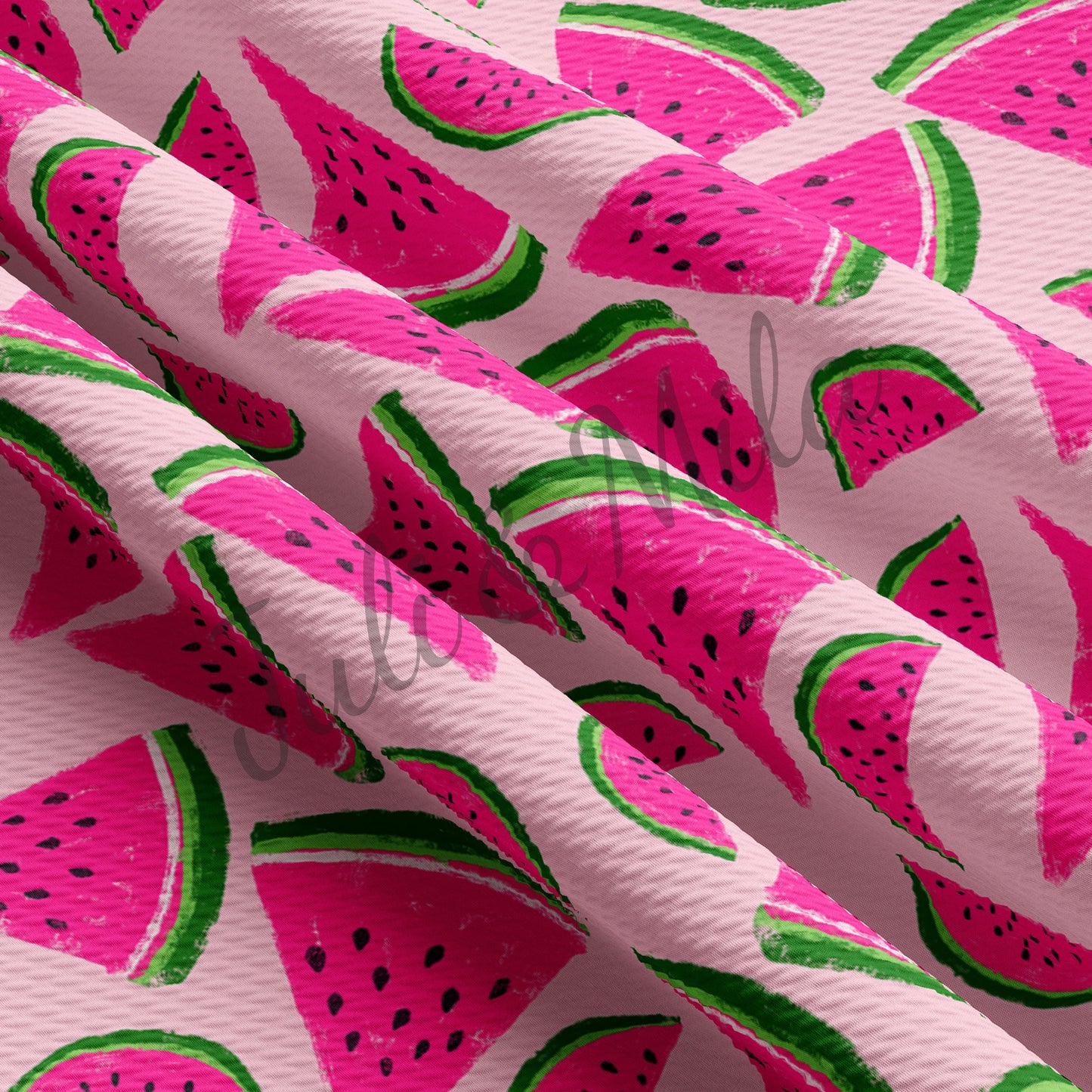 Watermelon Bullet Textured Fabric AA285