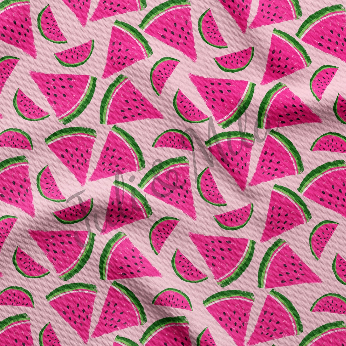 Watermelon Bullet Textured Fabric AA285