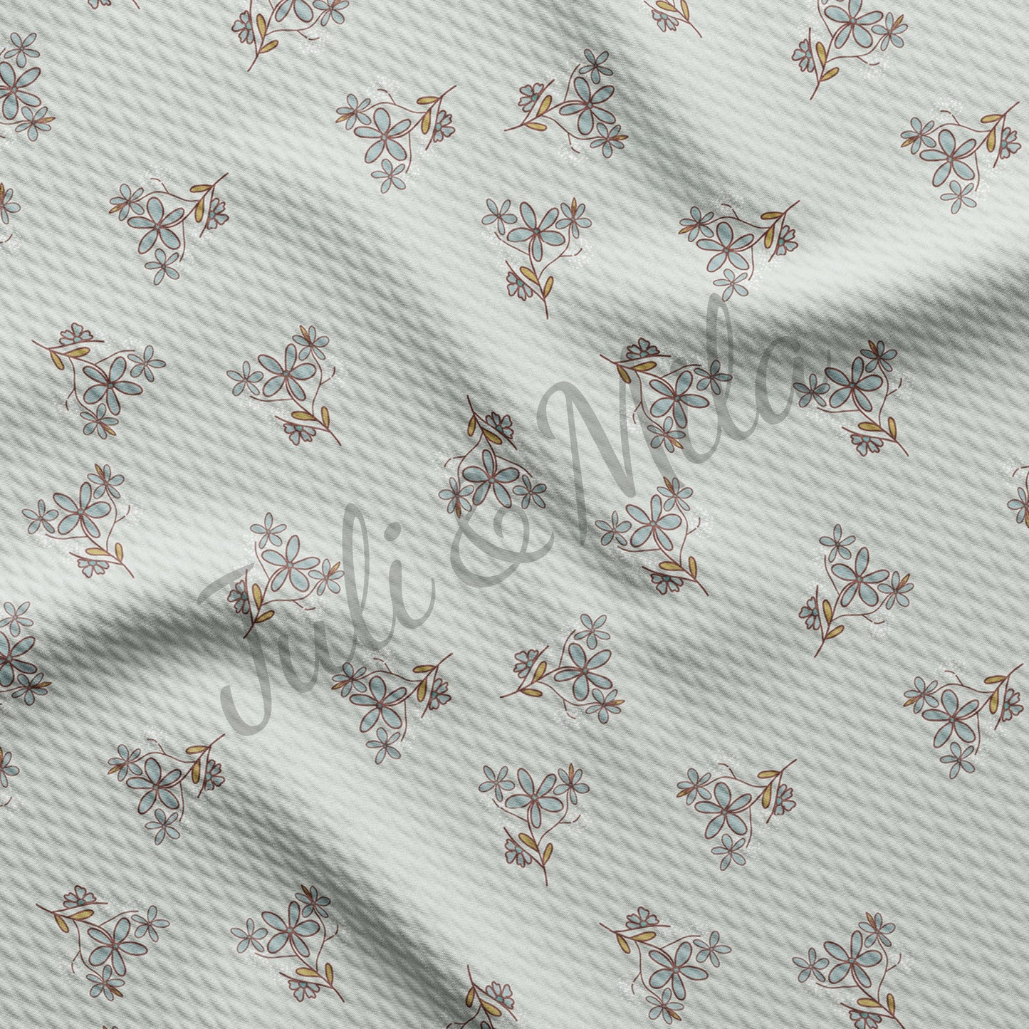 Floral Bullet Textured Fabric Floral68