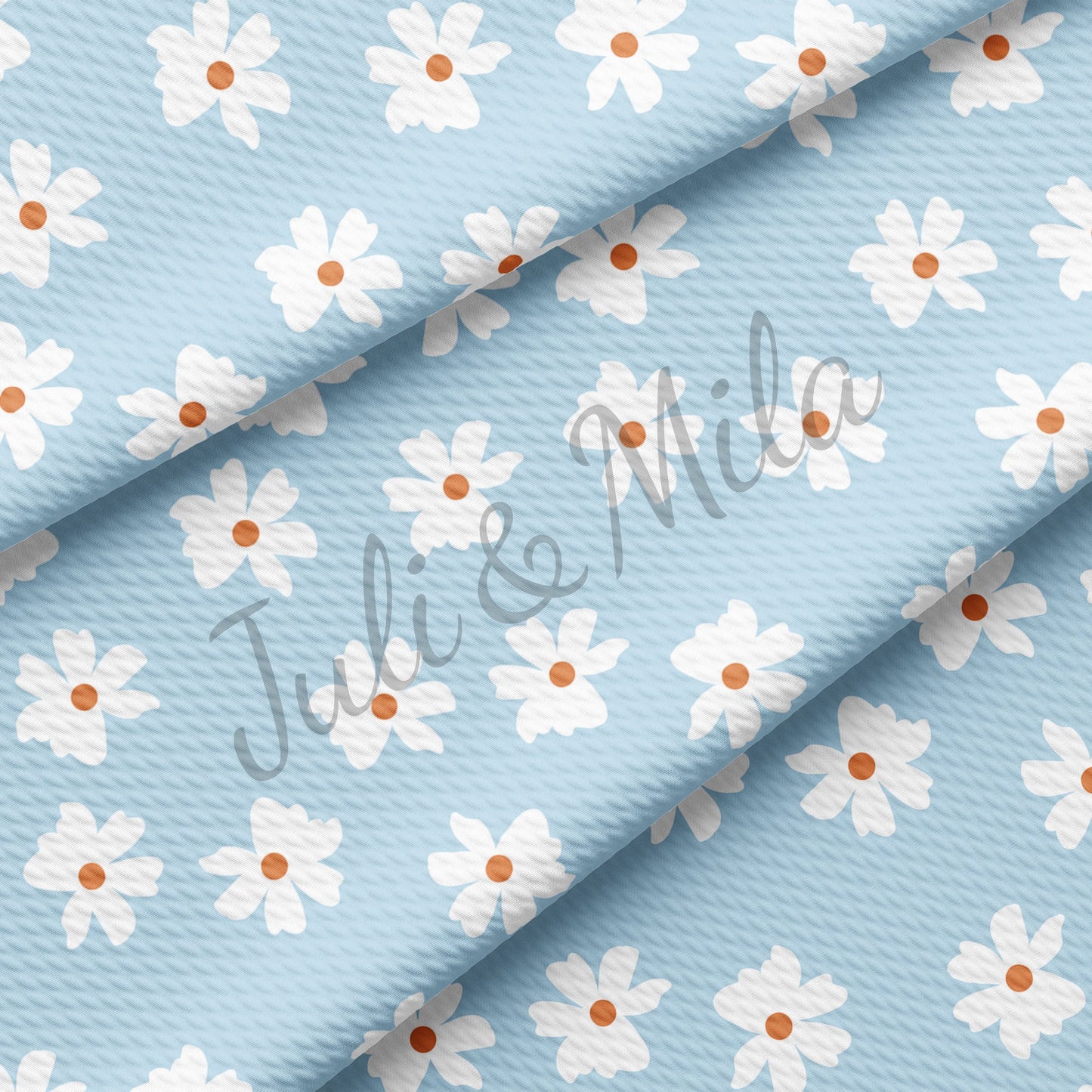 Floral Printed Bullet Textured Fabric  AA338