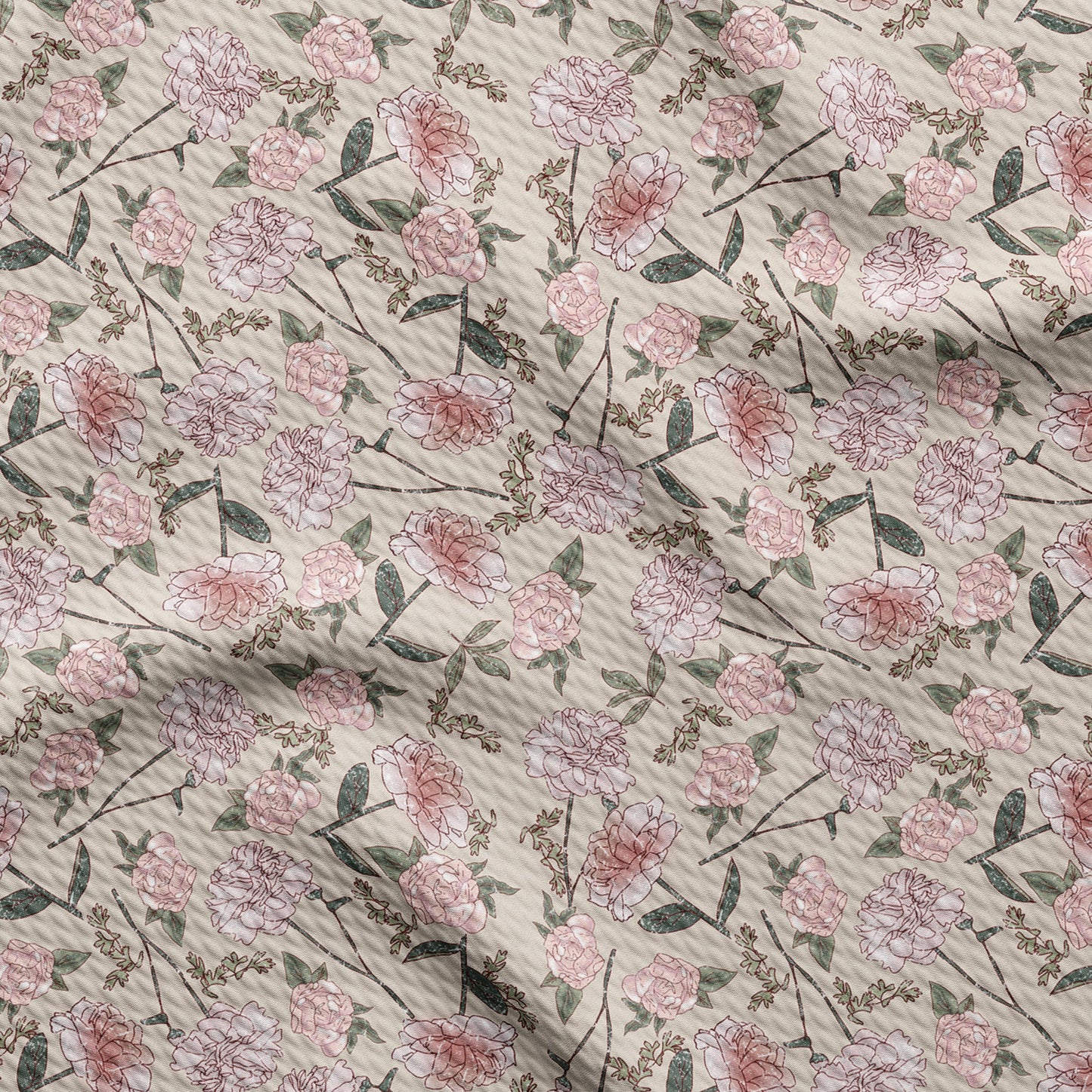Bullet Textured Fabric  Floral63