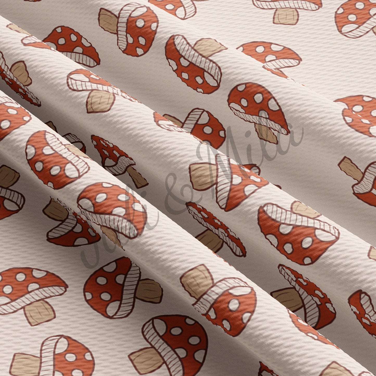 Mushrooms Bullet Fabric AA260