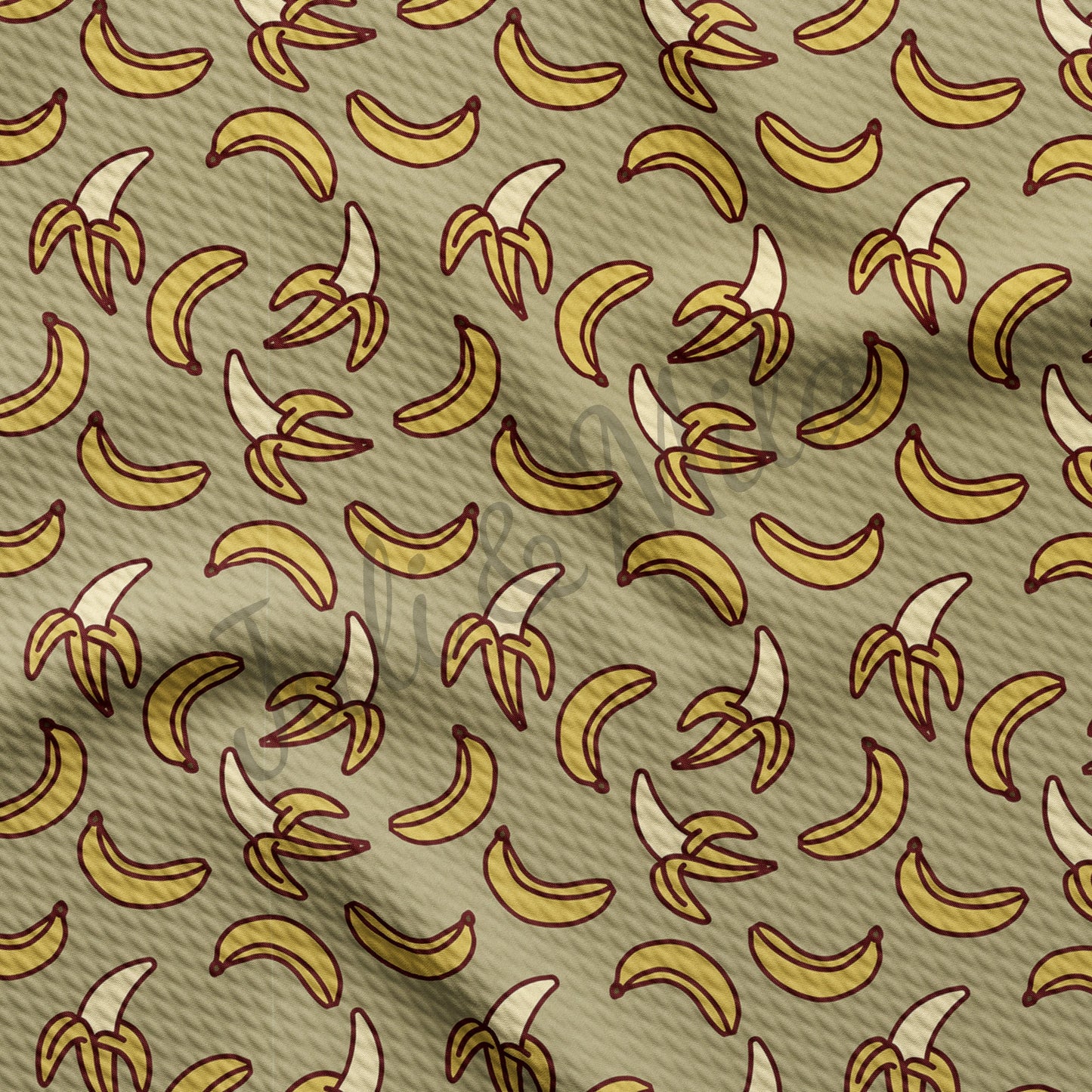 Bananas Bullet Textured Fabric AA2664