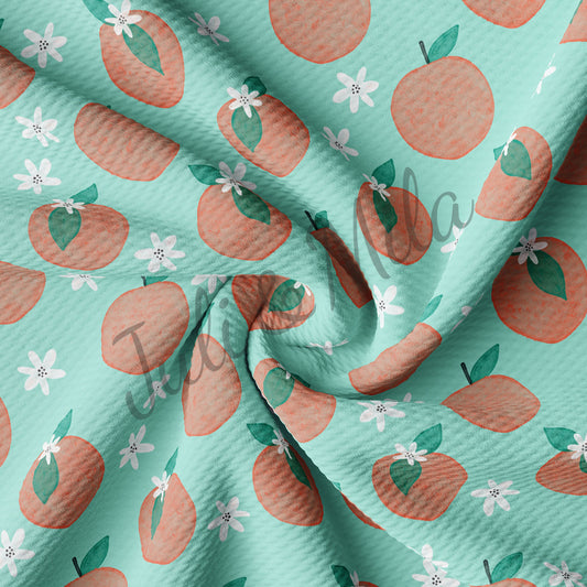 Peach Bullet Textured Fabric AA69