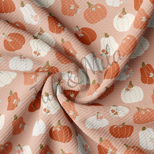 Pumpkin Bullet Textured Fabric  AB12