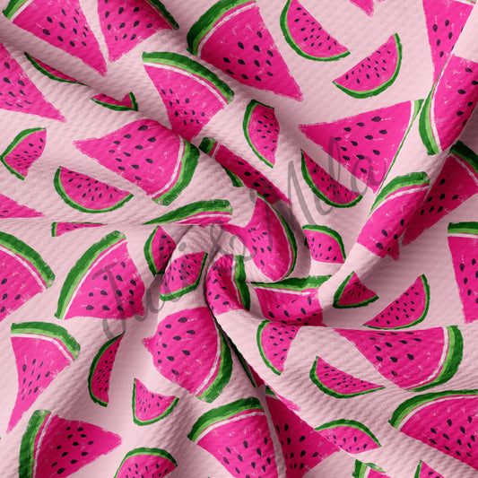 Watermelon Bullet Textured Fabric AA285