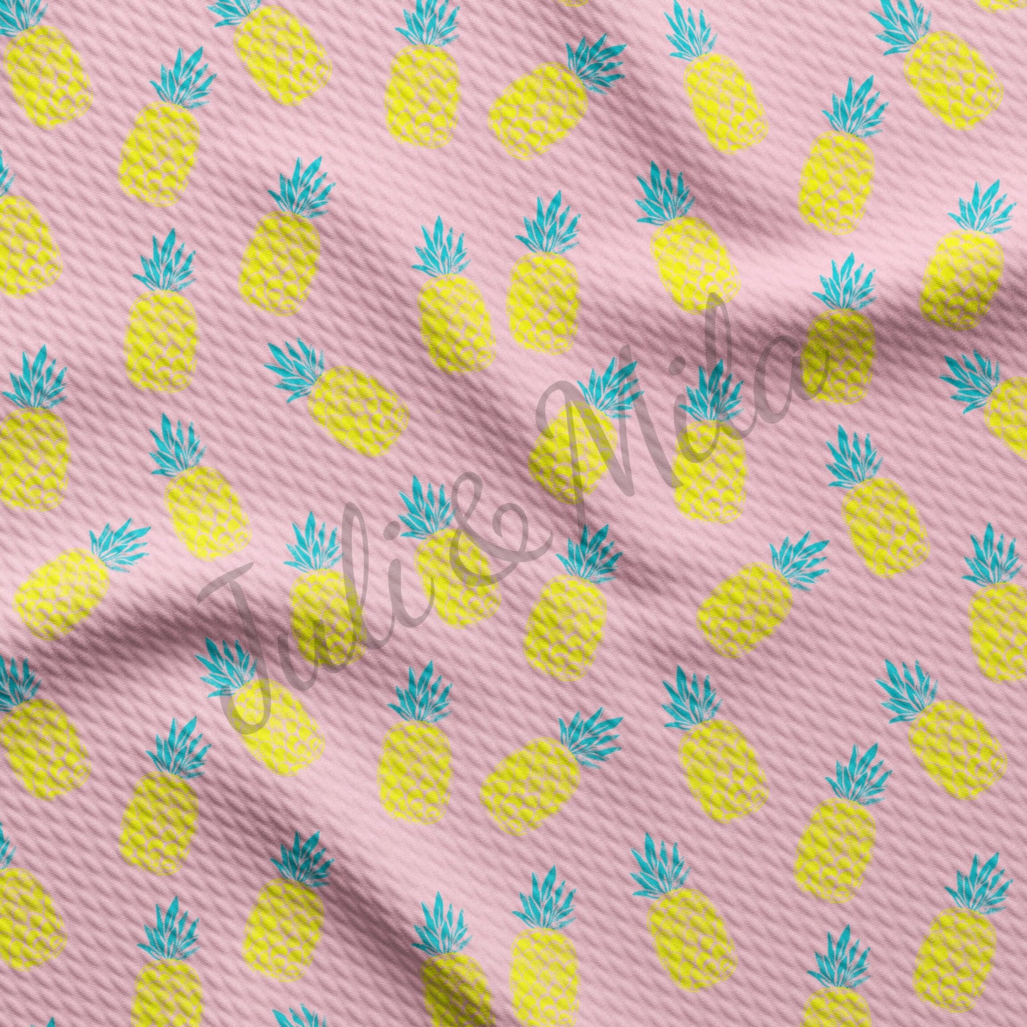Pineapple l Bullet Textured Fabric  Pineapple