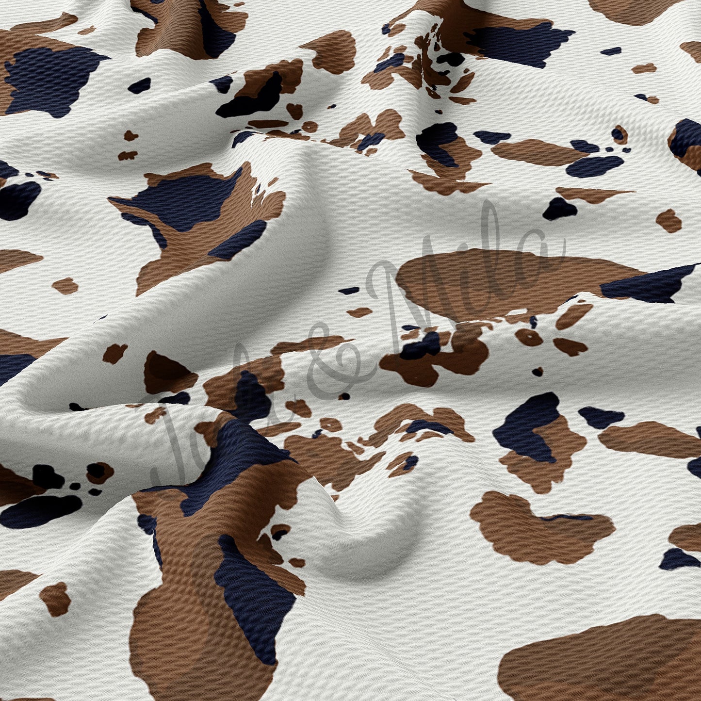 Bullet Textured Fabric brown spots