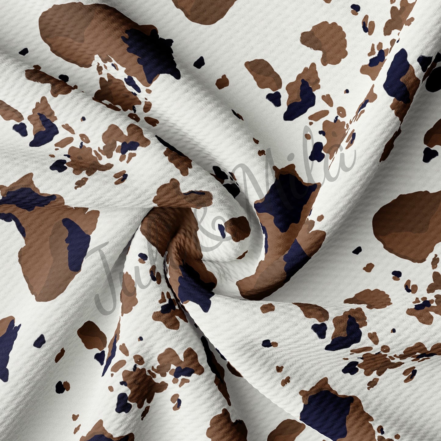 Bullet Textured Fabric brown spots