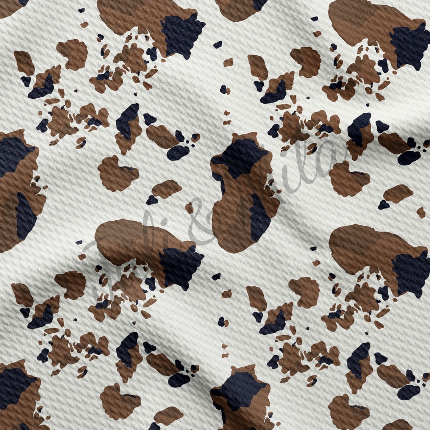 Bullet Textured Fabric brown spots