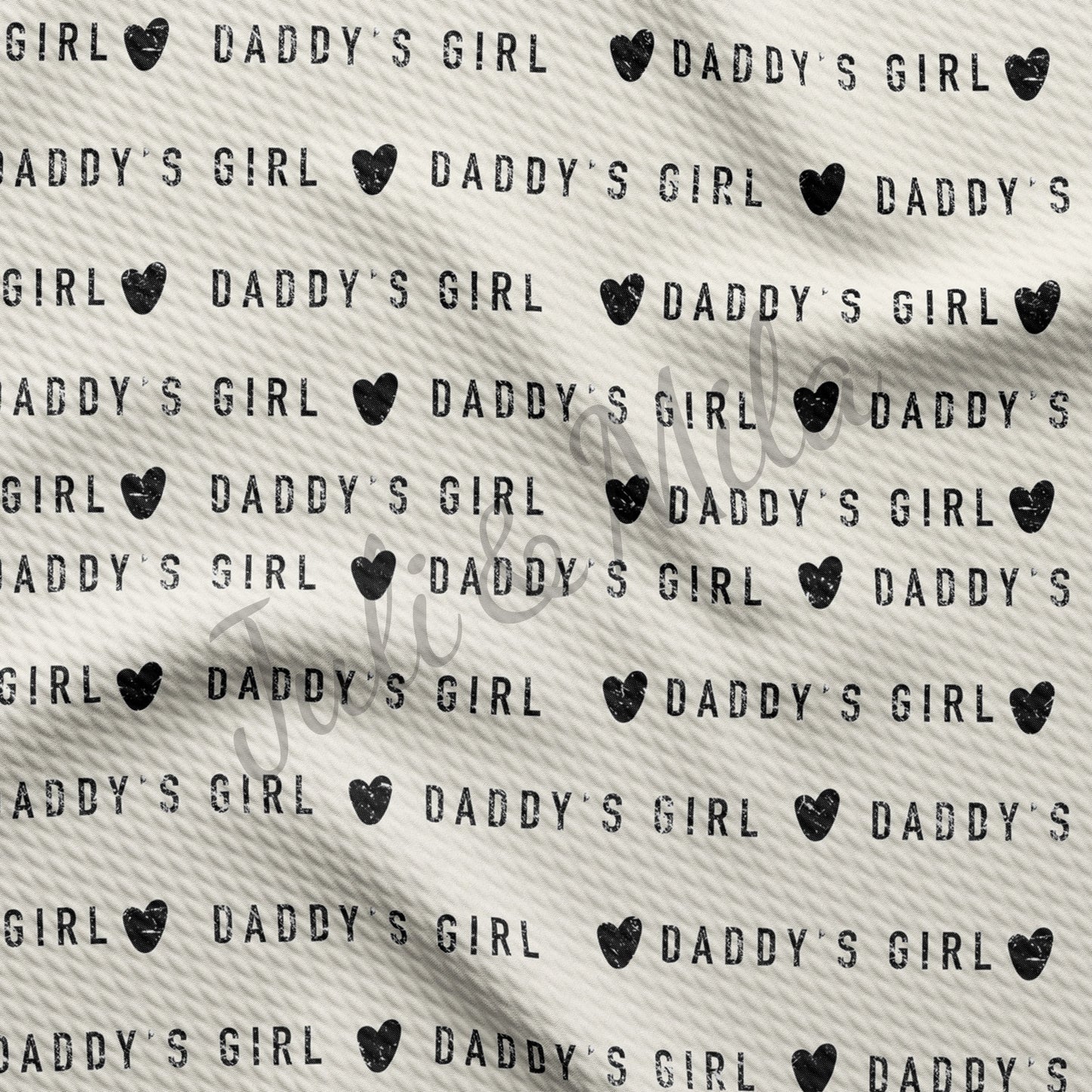 Daddys Girl  Bullet Textured Fabric (Daddy's Girl 3)
