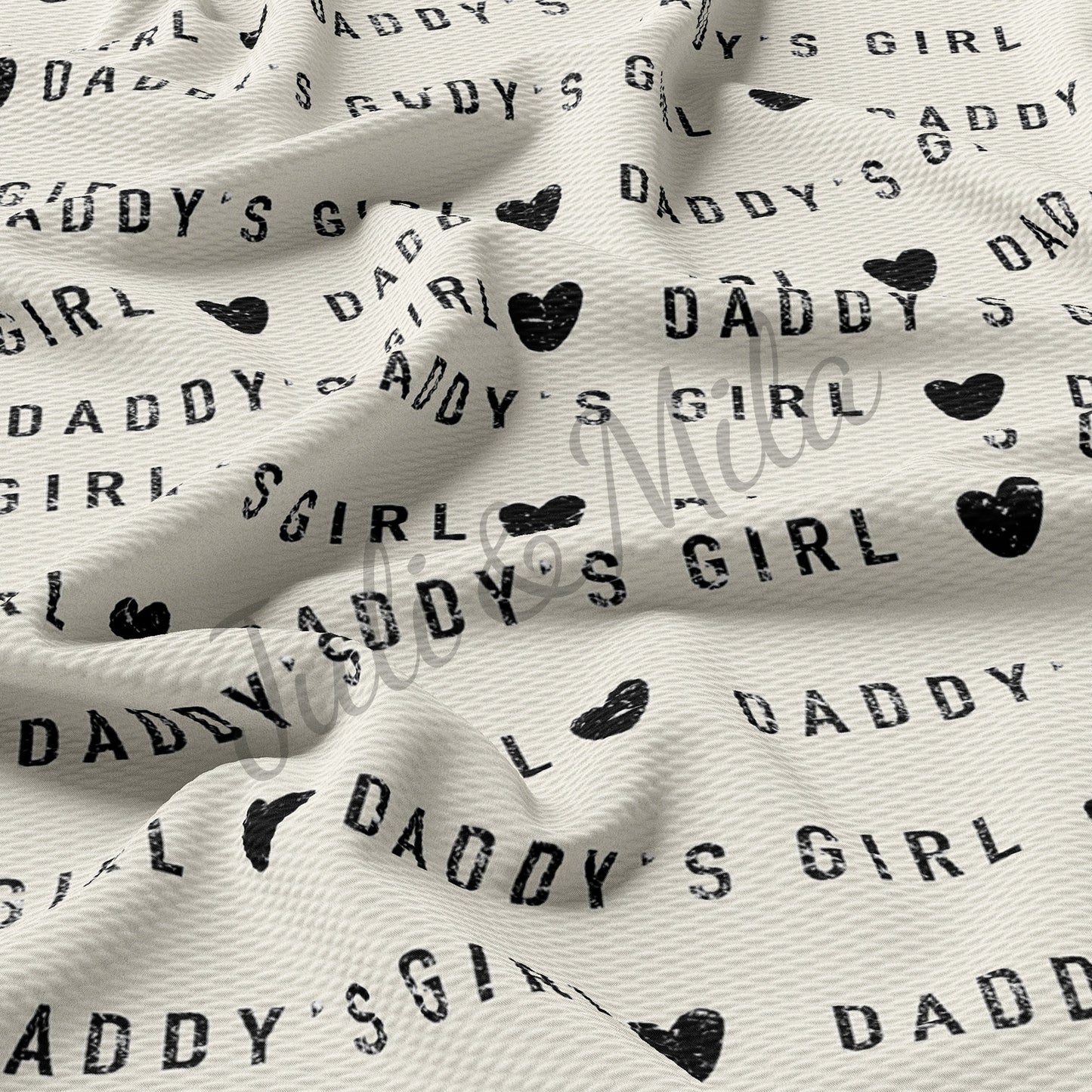 Daddys Girl  Bullet Textured Fabric (Daddy's Girl 3)