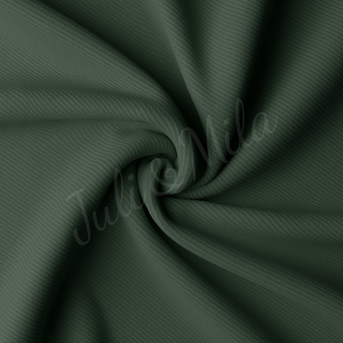 Army green  Rib Knit Fabric by the Yard Ribbed Jersey Stretchy Soft Polyester Stretch Fabric 1 Yard