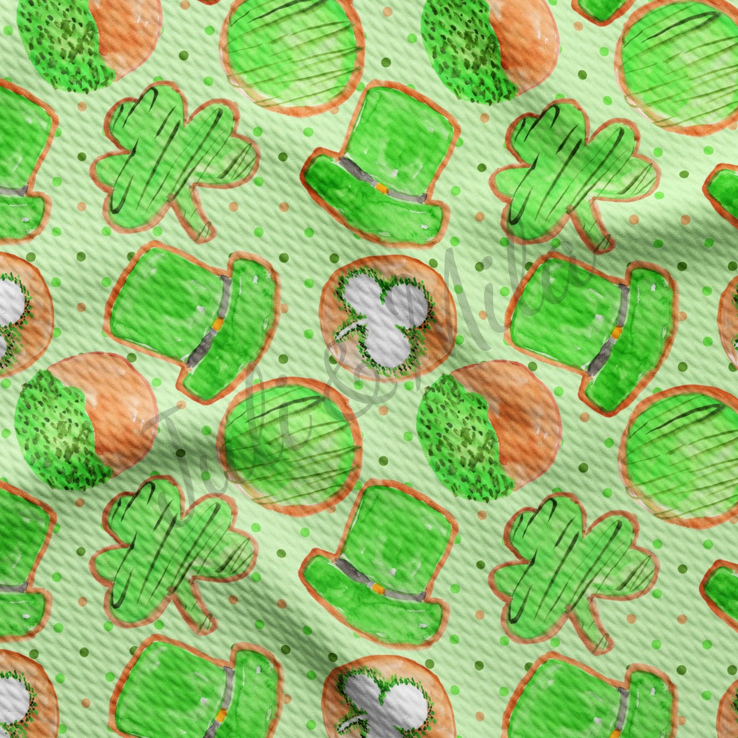 st Patrick’s day Bullet Textured Fabric Patrick20