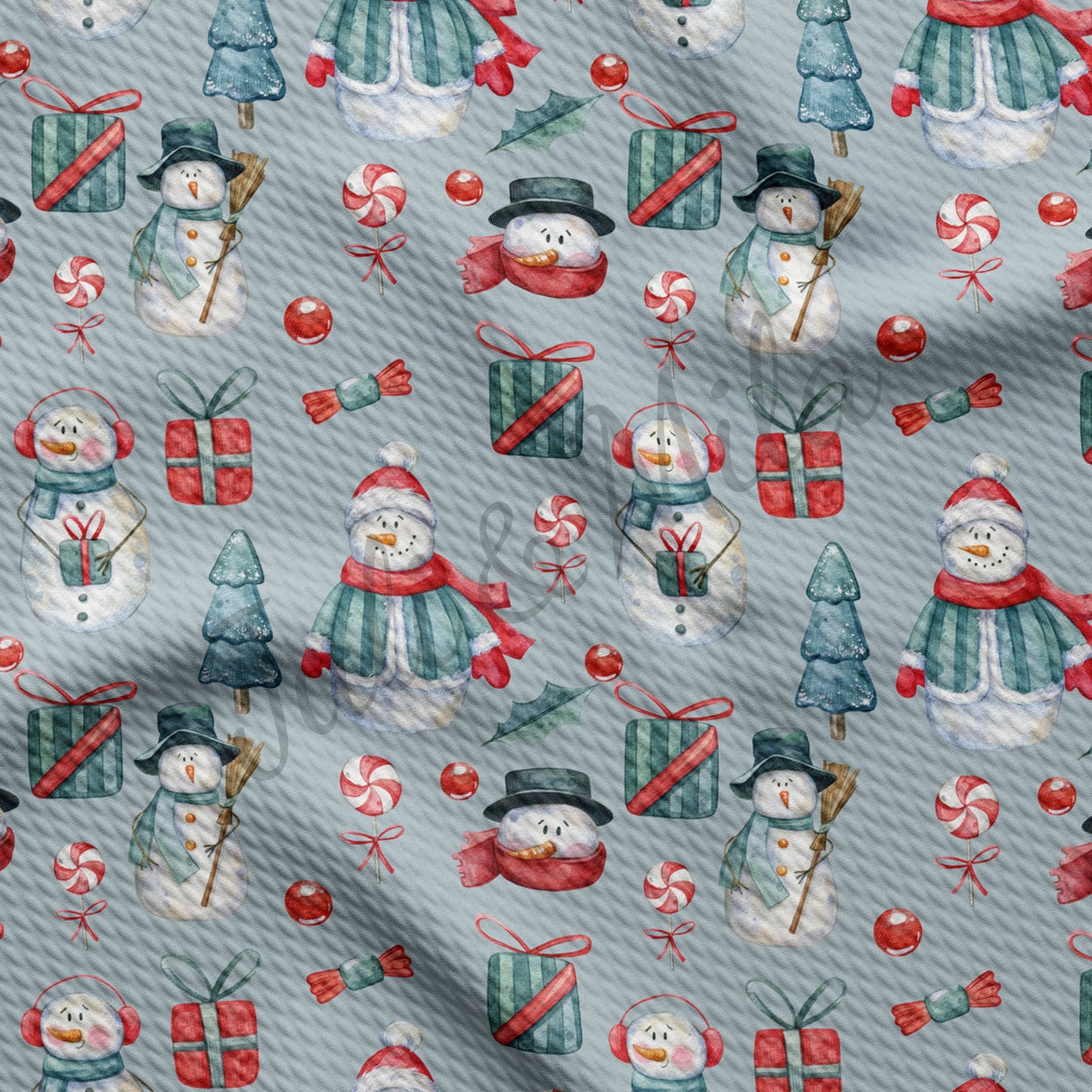 Christmas Bullet Fabric AC117