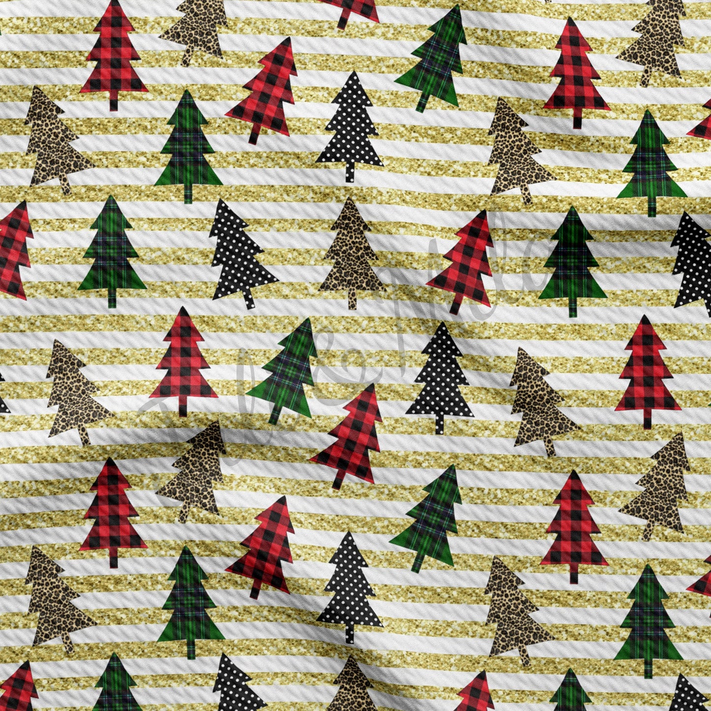 Christmas Bullet Fabric AC104