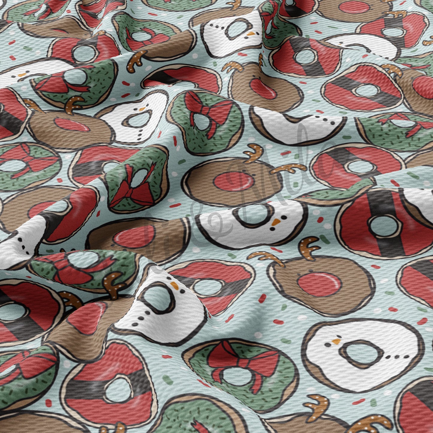 Christmas Bullet Fabric AC87