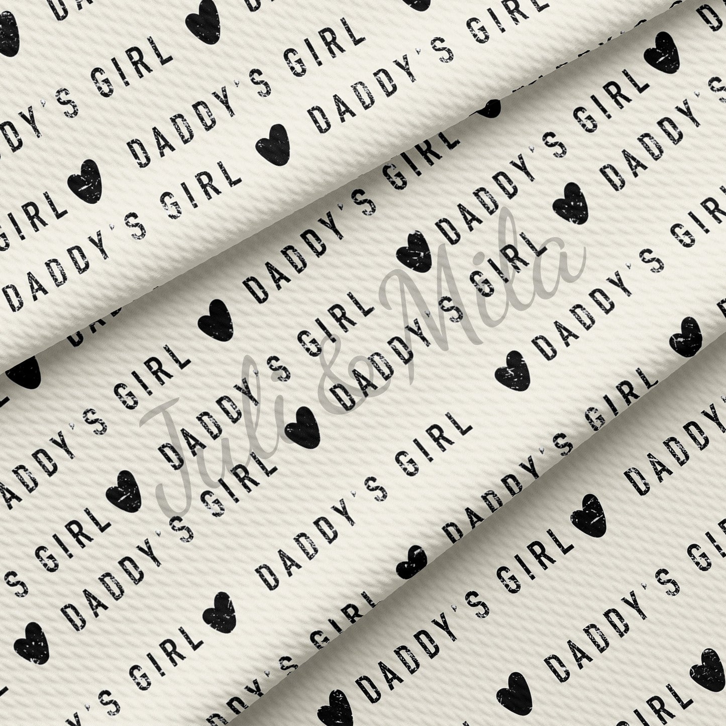 Daddys Girl  Bullet Textured Fabric (Daddy's Girl 3)
