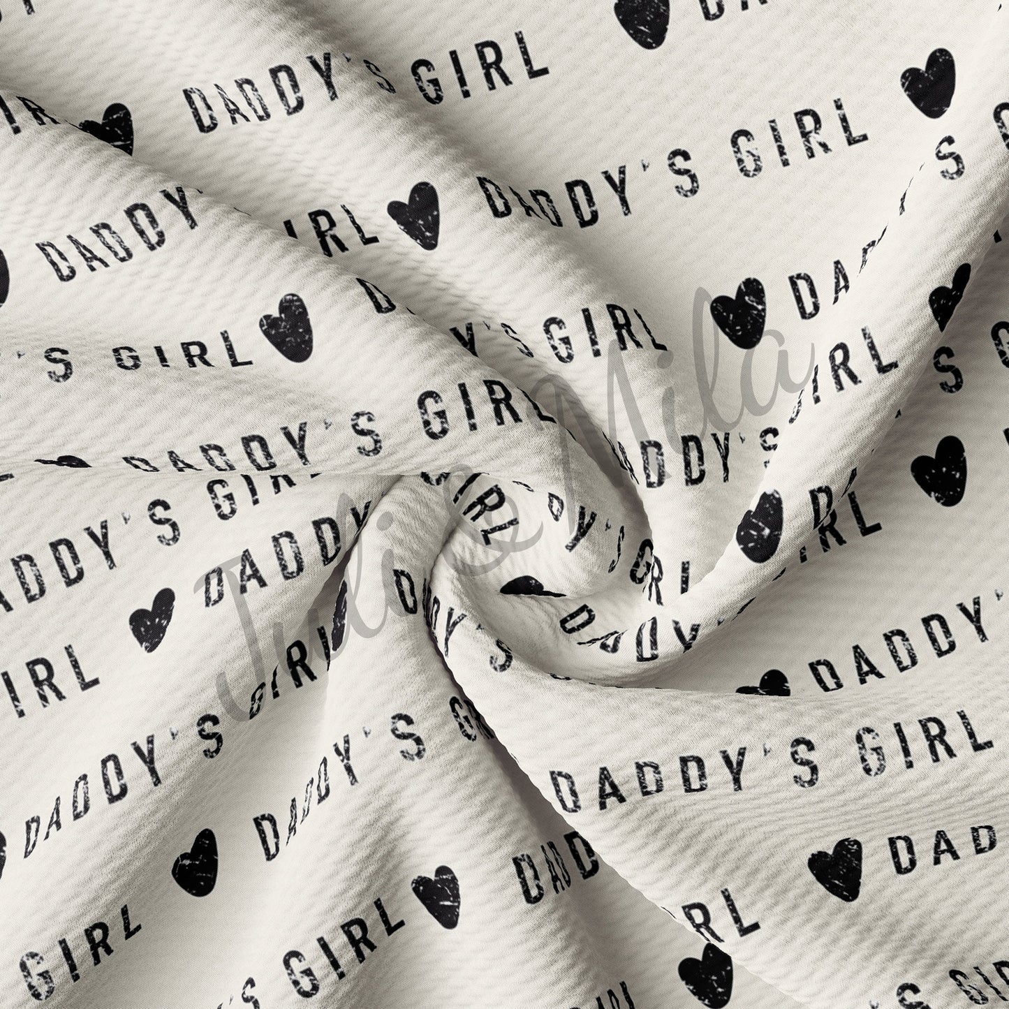 Daddys Girl  Bullet Textured Fabric (Daddy's Girl 3)