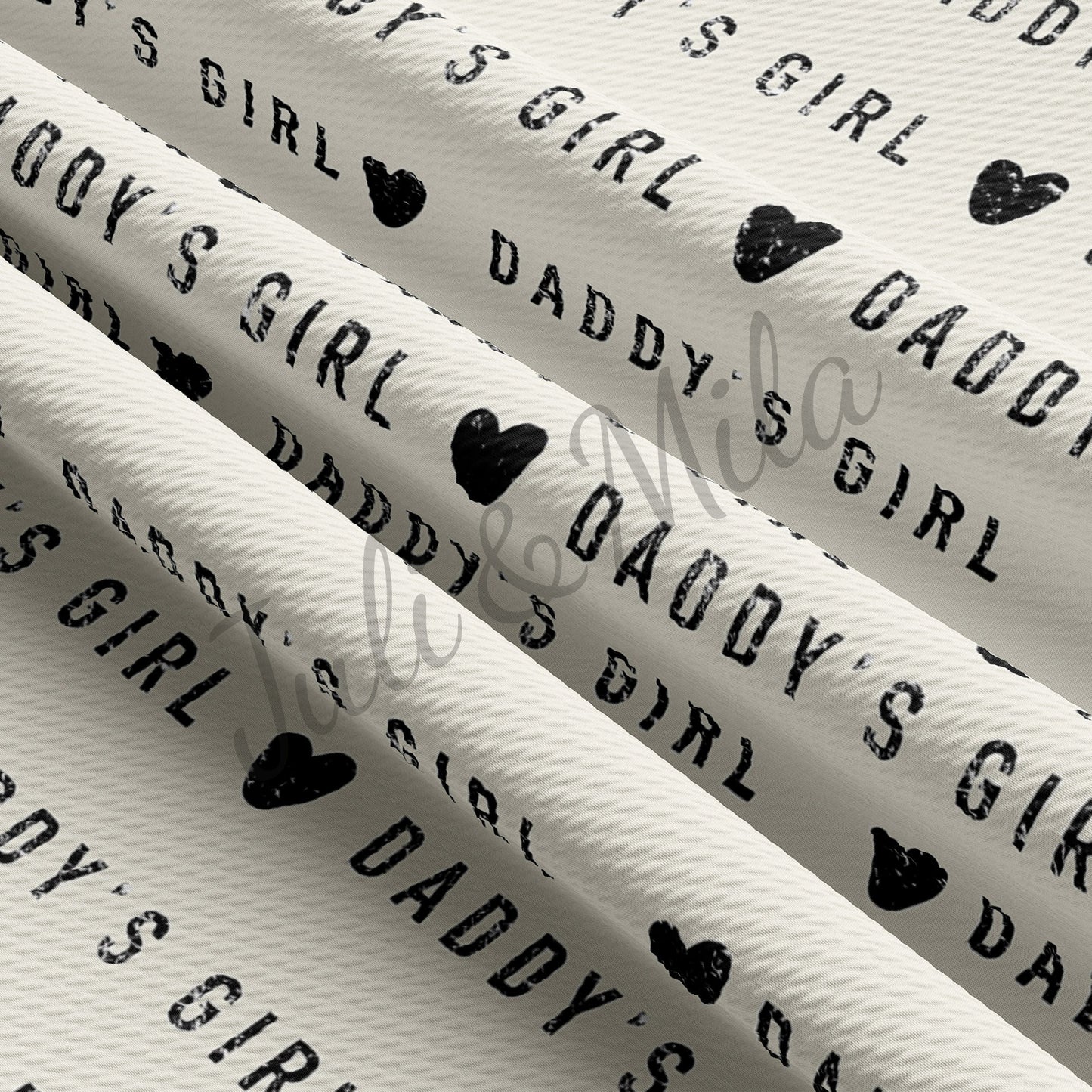 Daddys Girl  Bullet Textured Fabric (Daddy's Girl 3)