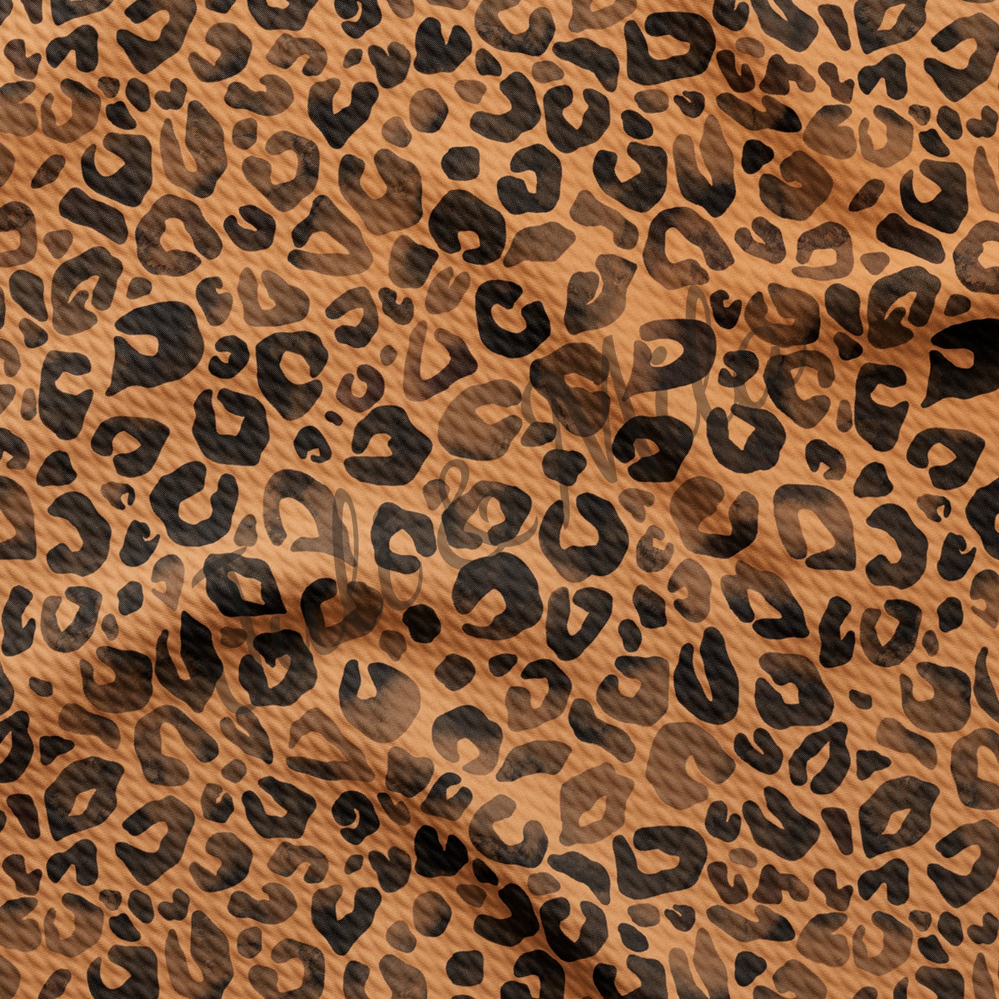 Cheetah Metallic Brush Strokes Printed Liverpool Bullet Fabric Textured  Knit 4 Way Stretch 