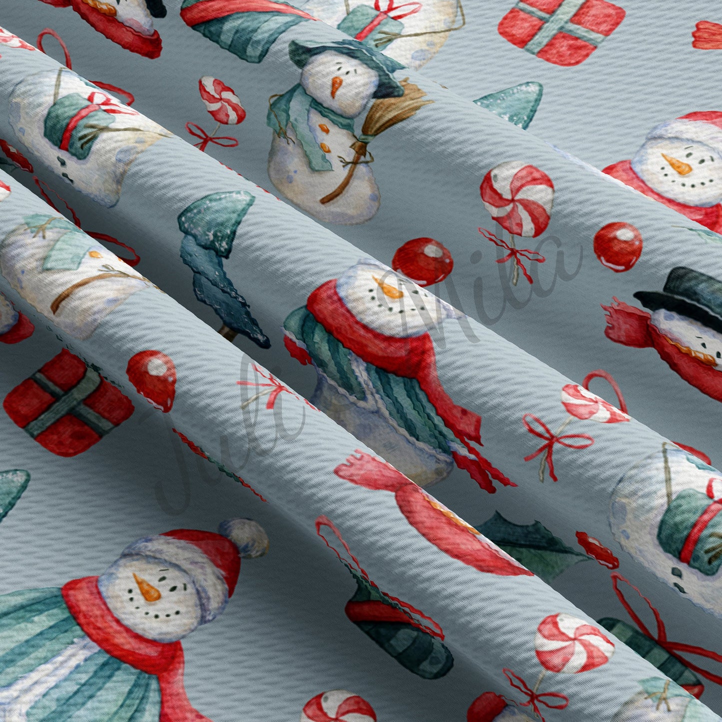 Christmas Bullet Fabric AC117