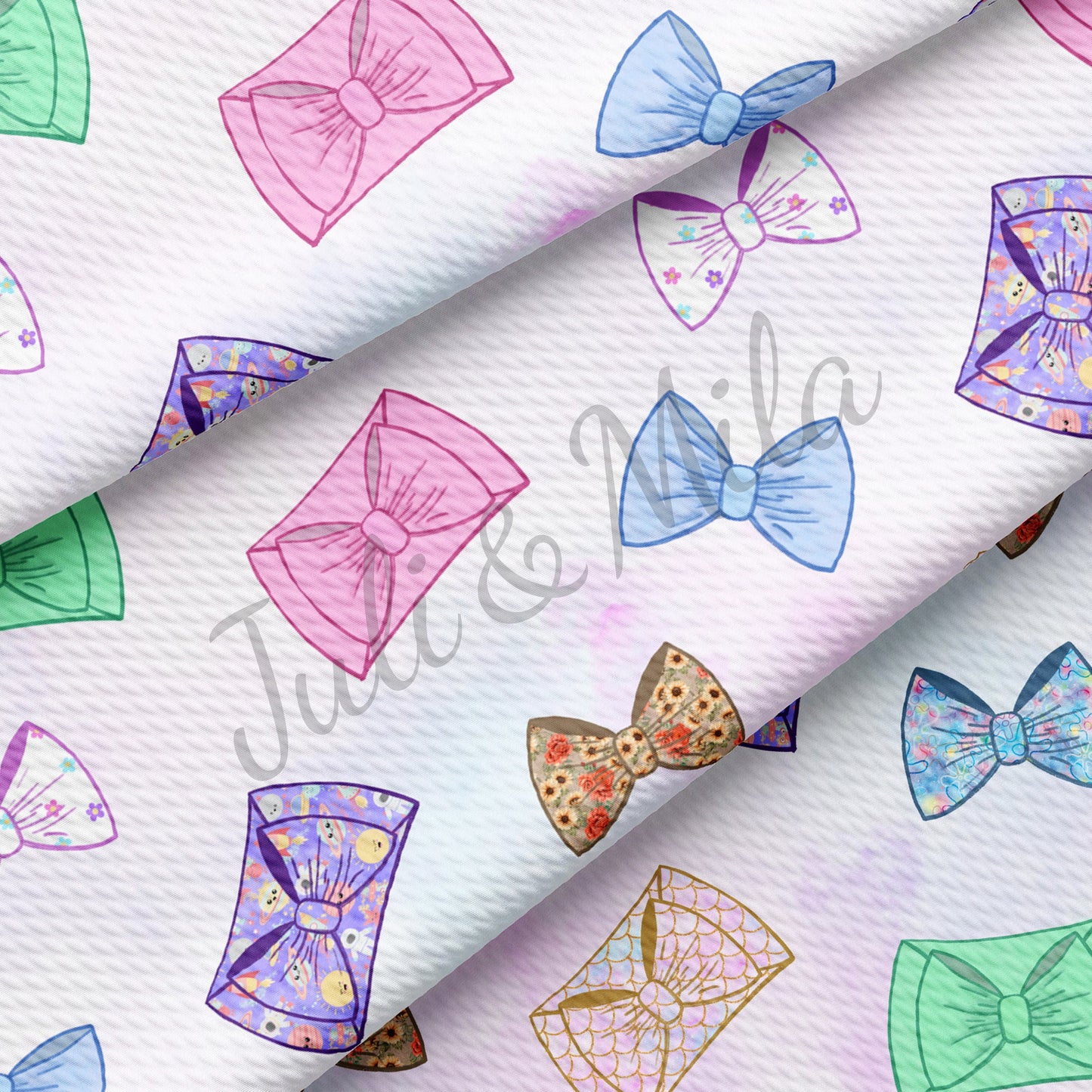 Bullet Textured Fabric  bows
