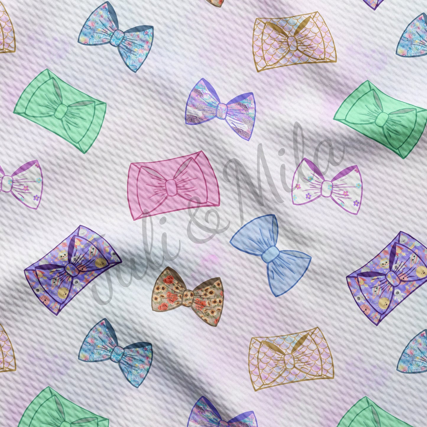 Bullet Textured Fabric  bows