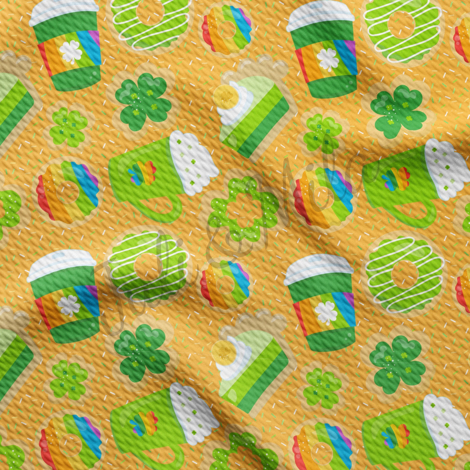 St. Patrick's day Bullet Fabric Patrick13 – Fabric4ever