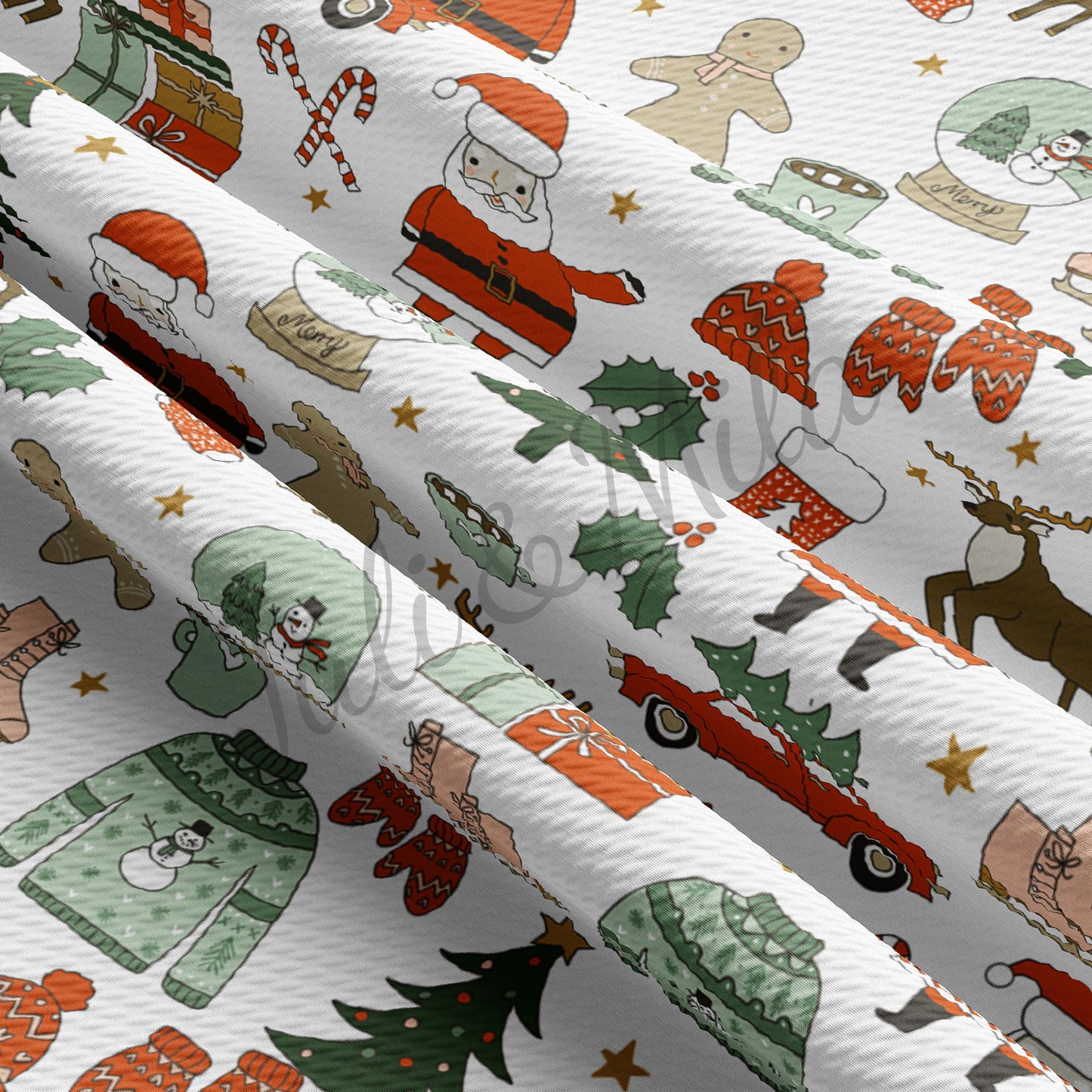 Christmas Bullet Fabric AC91