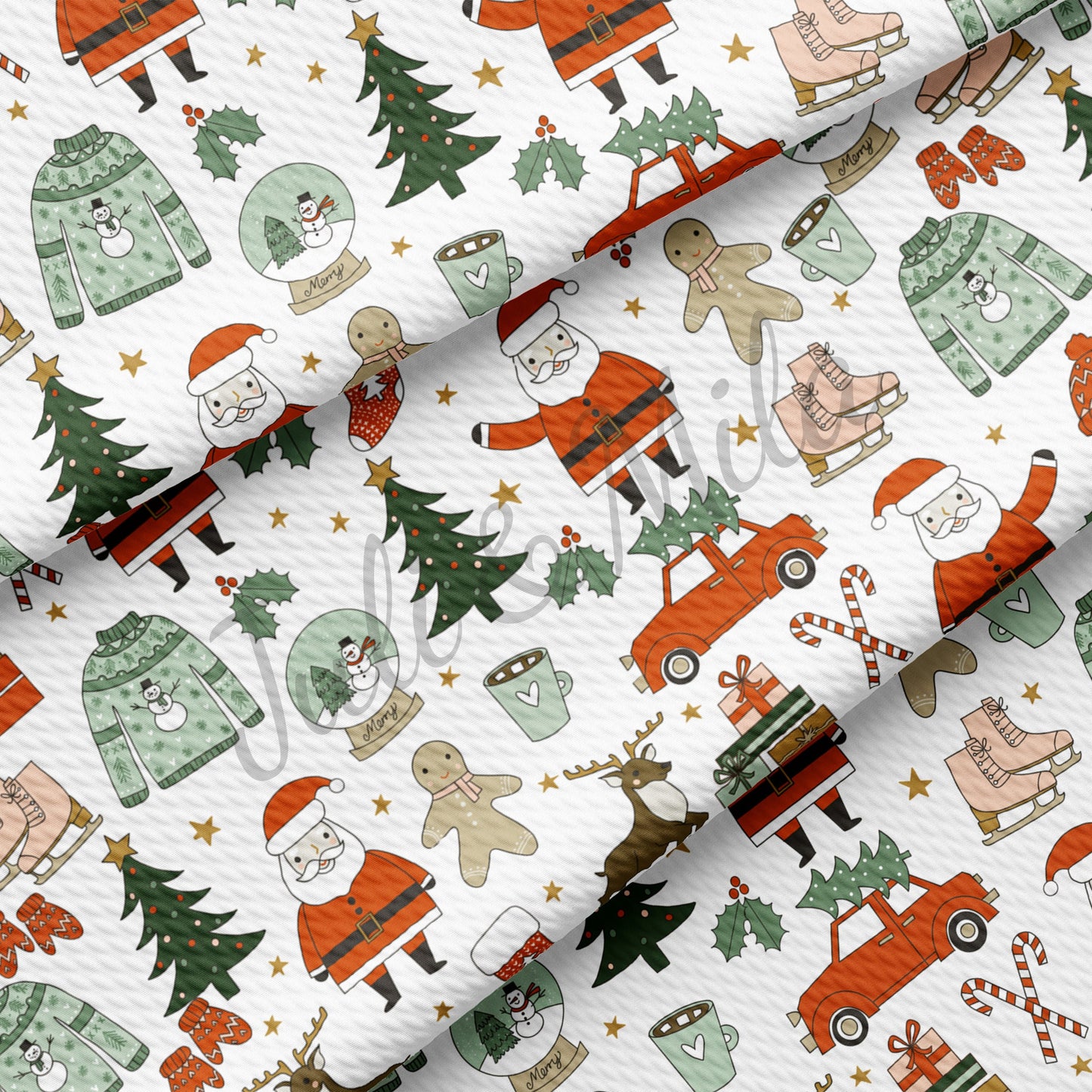 Christmas Bullet Fabric AC91