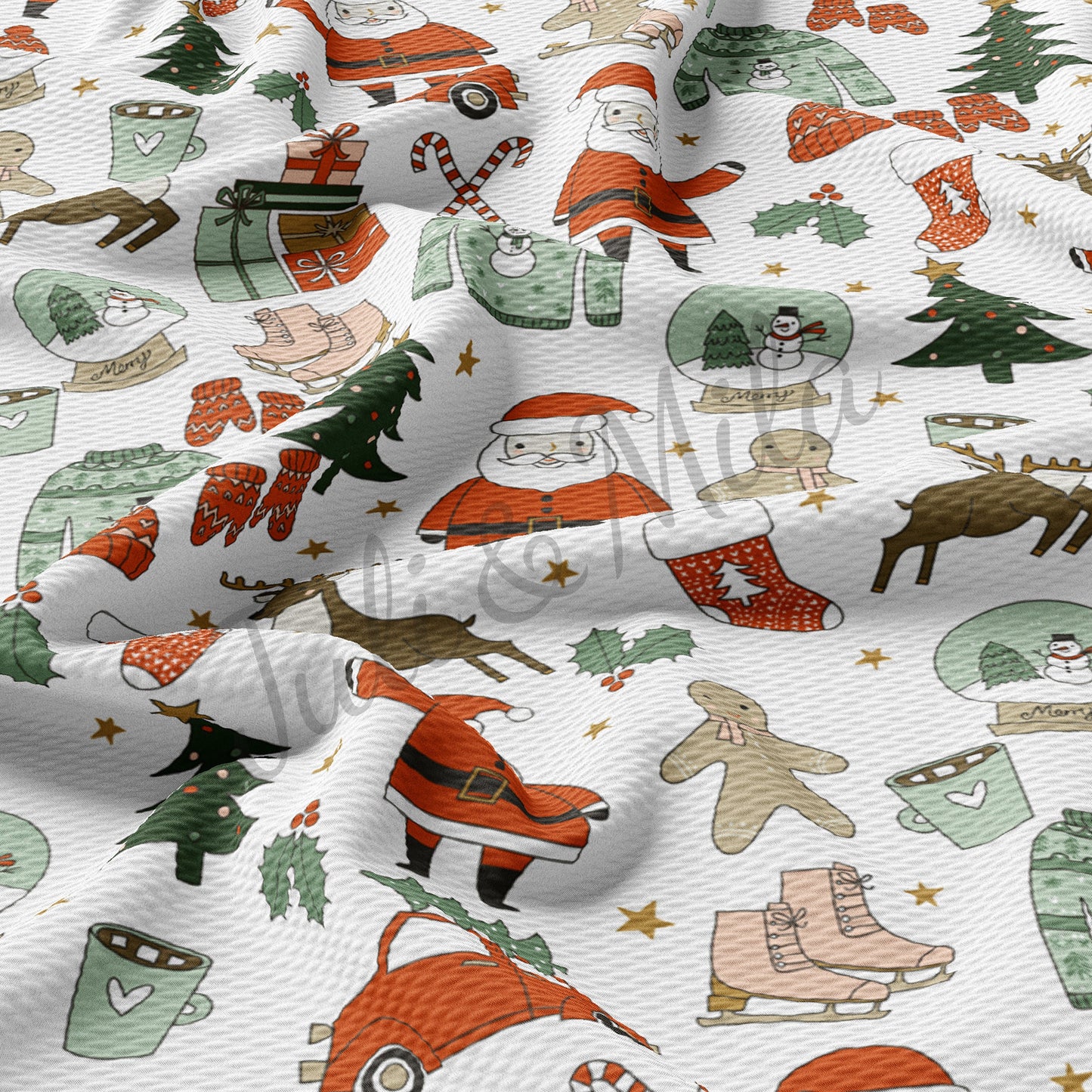 Christmas Bullet Fabric AC91