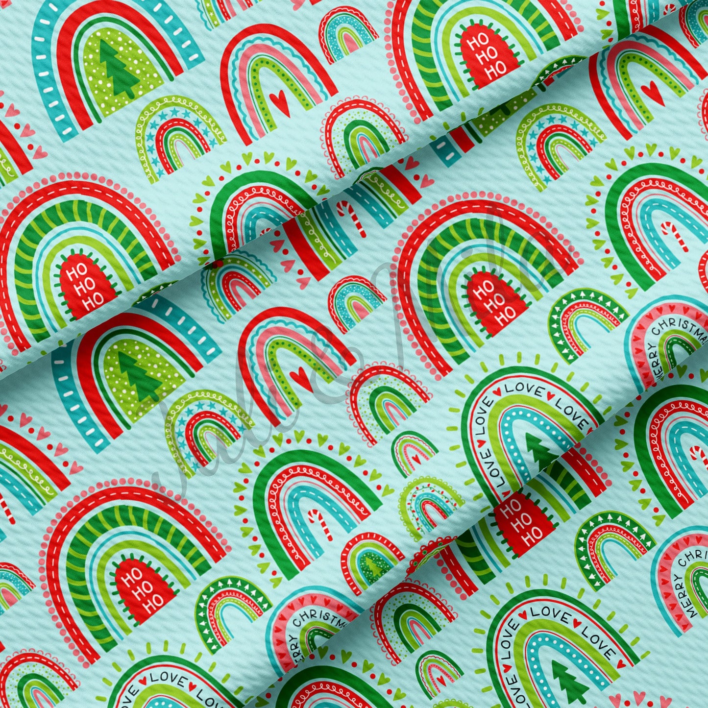 Printed Liverpool Bullet Textured Fabric by the yard 4Way Stretch Solid Strip Thick Knit Jersey Liverpool Fabric Rainbow25
