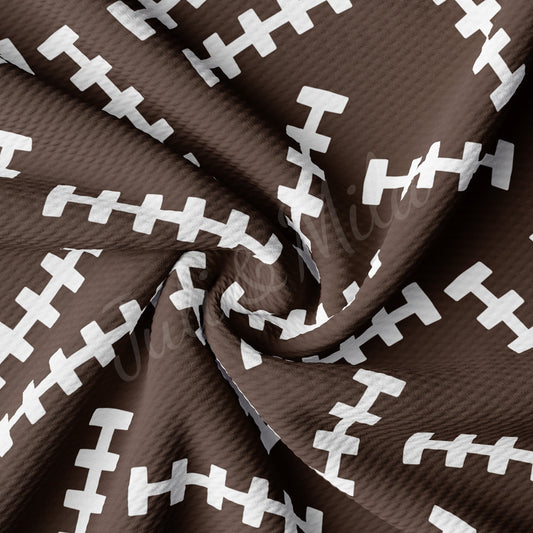 Printed Liverpool Bullet Textured Fabric  Football