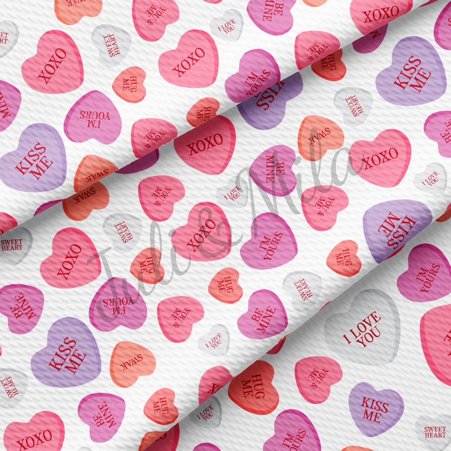 Valentines Day Bullet Fabric VD34