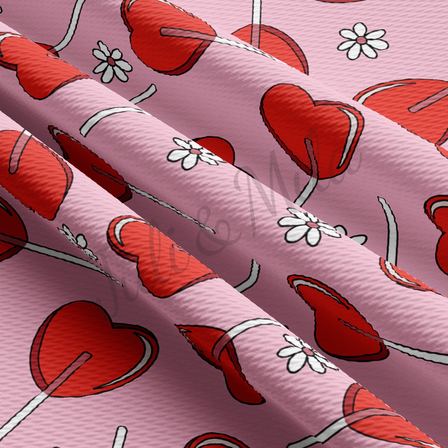 Valentines Day Bullet Fabric VD40