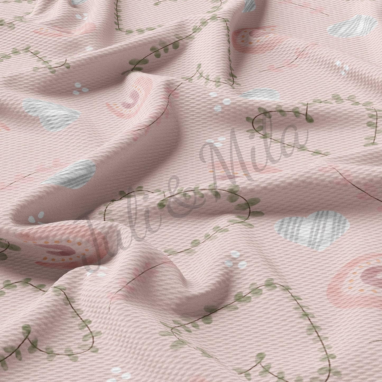 Valentines Day Bullet Textured Fabric VD45