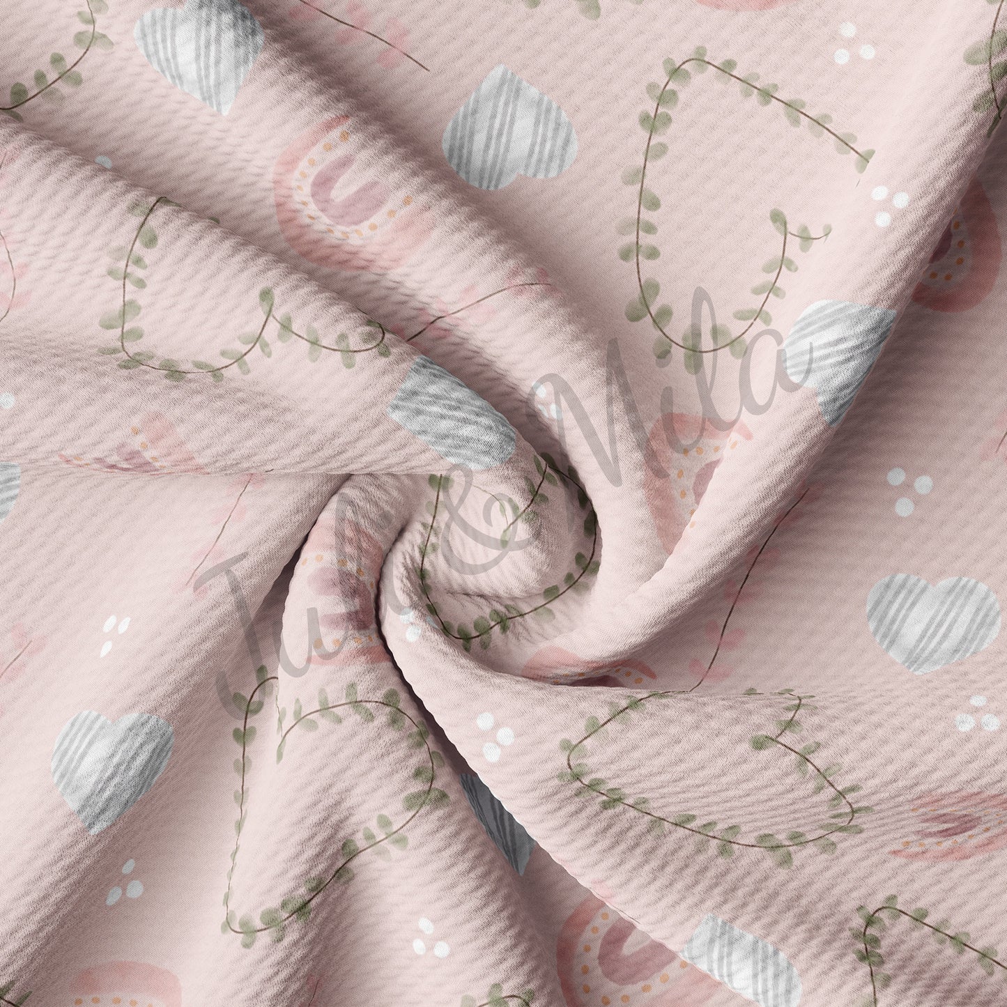 Valentines Day Bullet Textured Fabric VD45