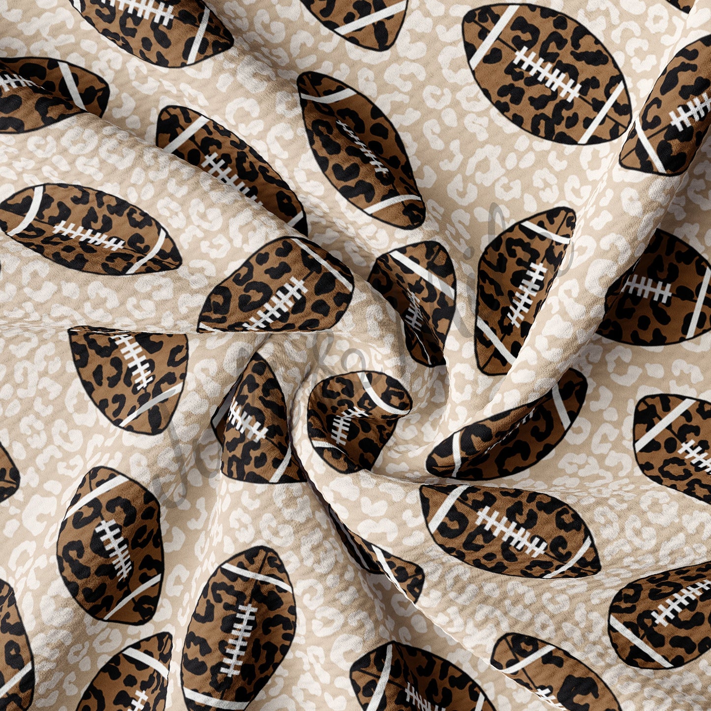 Football Cheetah Printed Bullet Fabric AA181