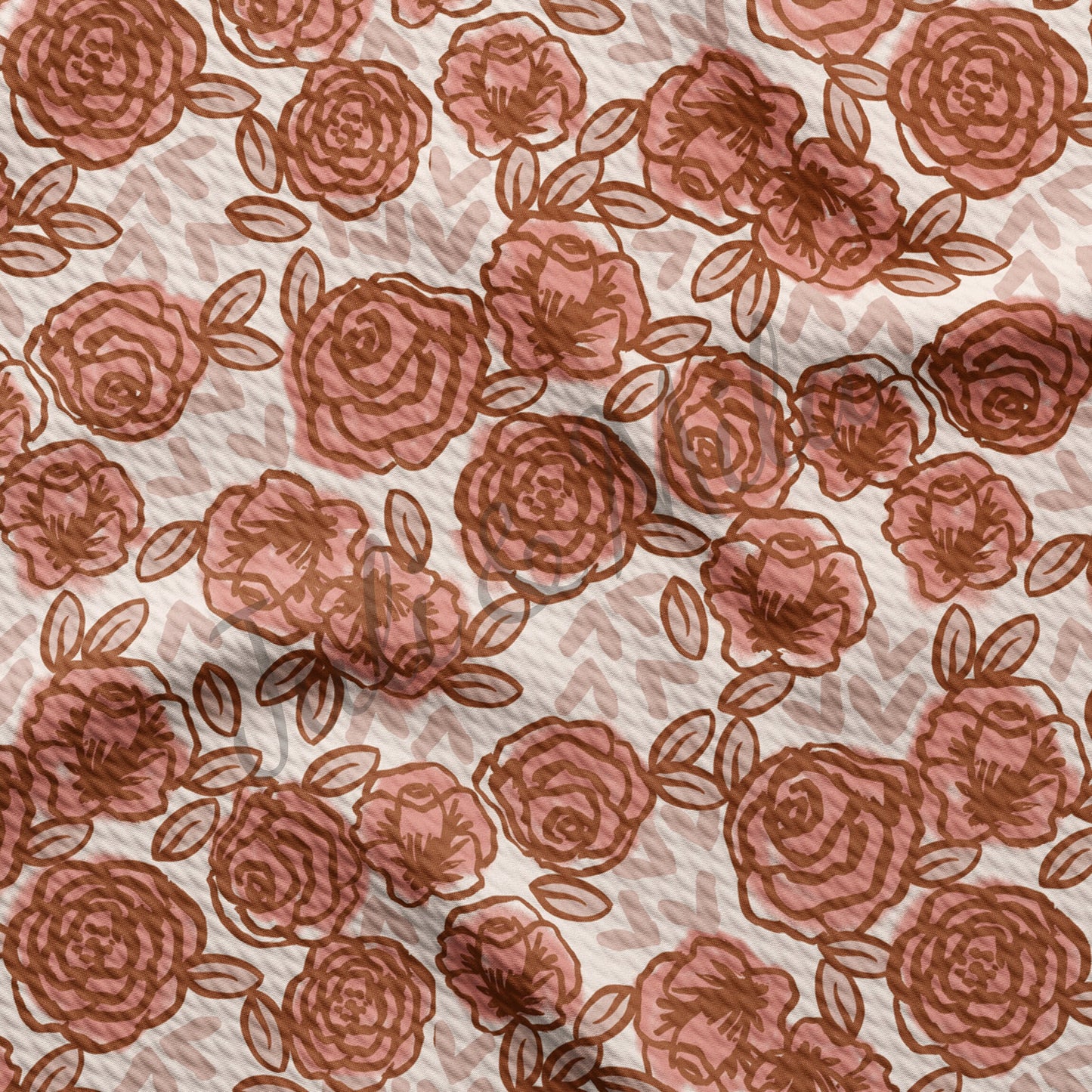 Valentines Day Floral Bullet Fabric VD52