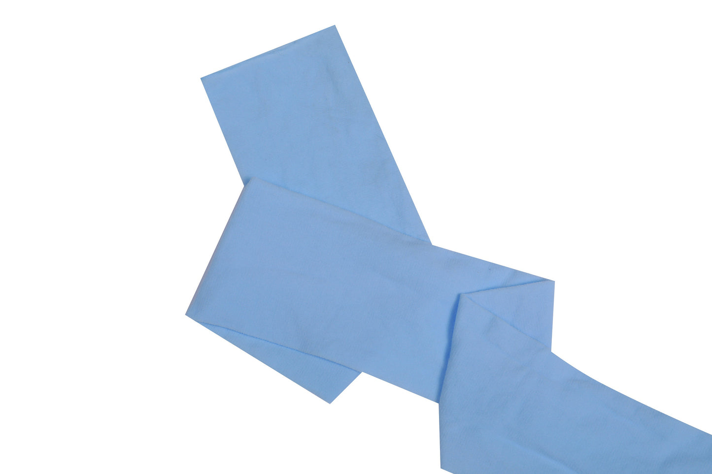 Baby Blue Nylon Stretch Fabric Strips 3" x 44" for Bow Making Make Your Own Headbands Wholesale Nylon Strips DIY Fabric for Bow