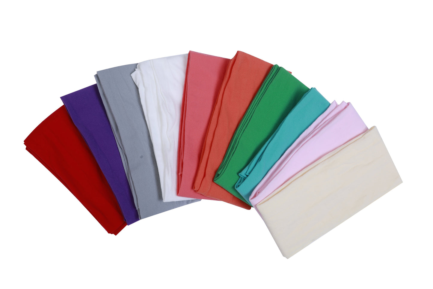 Nylon Stretch Fabric Strips 3" x 44" for Bow Making Make Your Own Headbands Wholesale Nylon Strips DIY Fabric for Bows 29 Colors to Choose