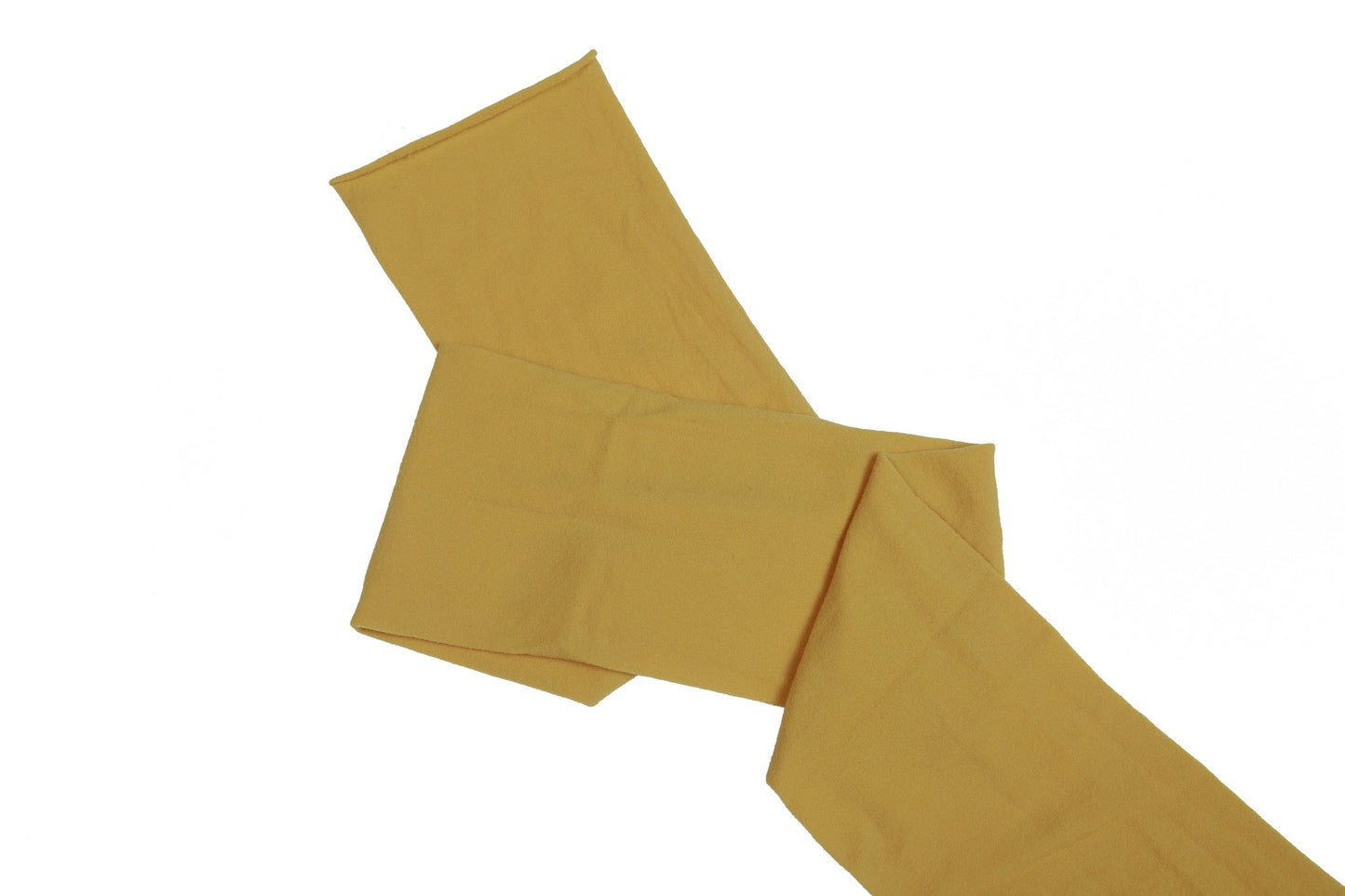 Golden Yellow Nylon Stretch Fabric Strips 3" x 44" for Bow Making Make Your Own Headbands Wholesale Nylon Strips DIY Fabric for Bow