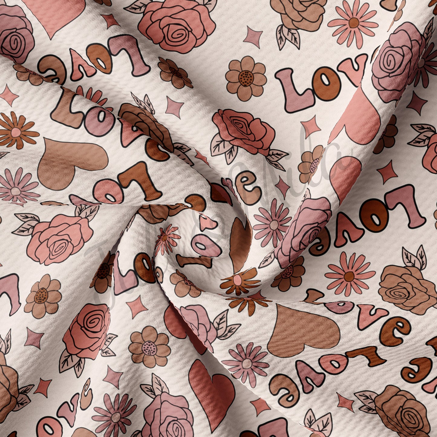 Valentines Day Bullet Fabric VD37
