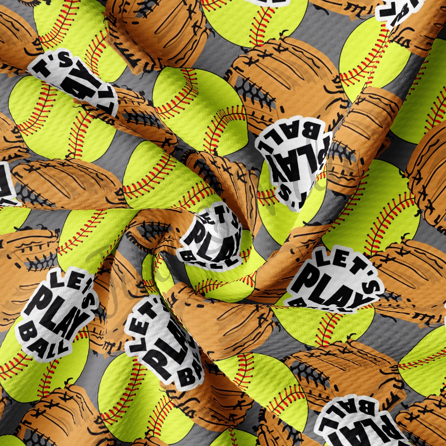 Softball Bullet Textured Fabric Softball AA329