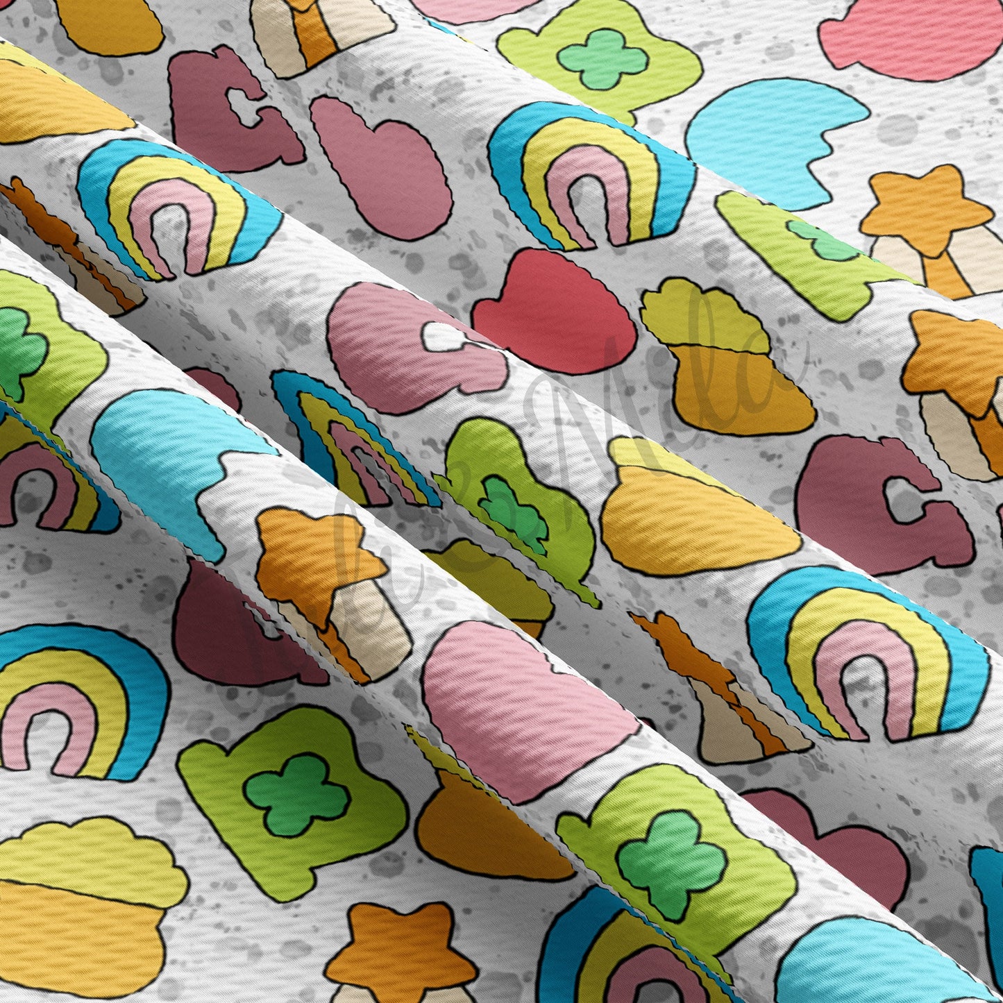 Bullet Textured Fabric Lucky Charms
