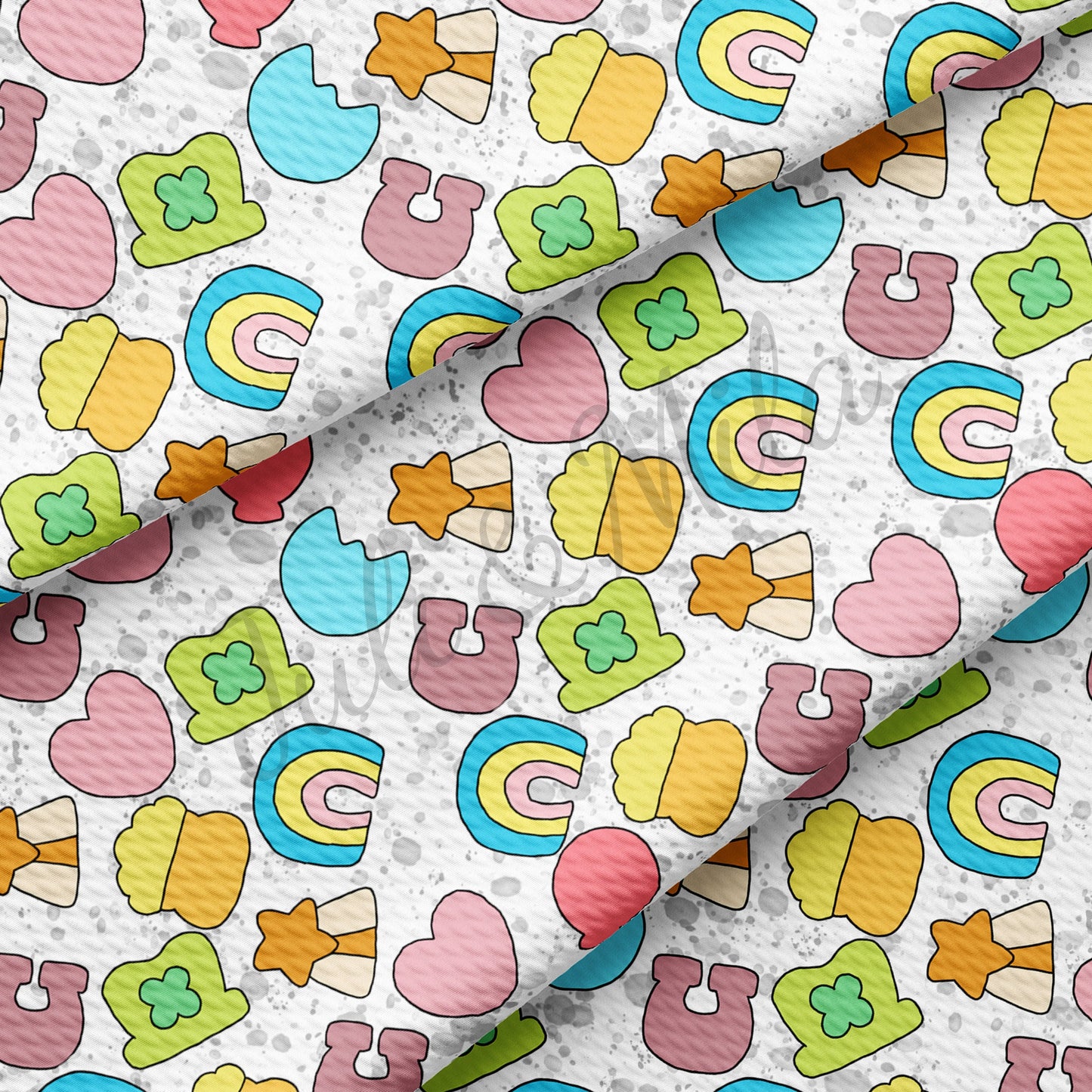 Bullet Textured Fabric Lucky Charms